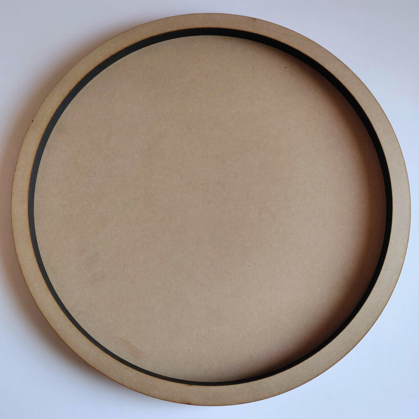 Round art board with 2 cm front frame