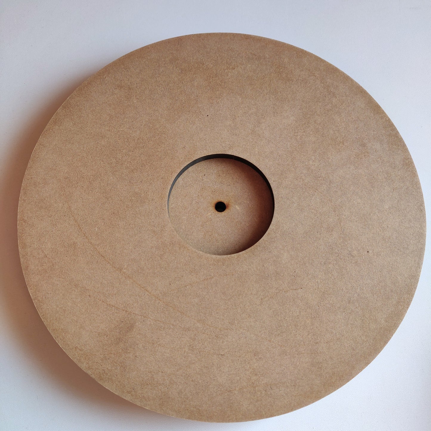 Round art board with 1 cm front frame Clock base