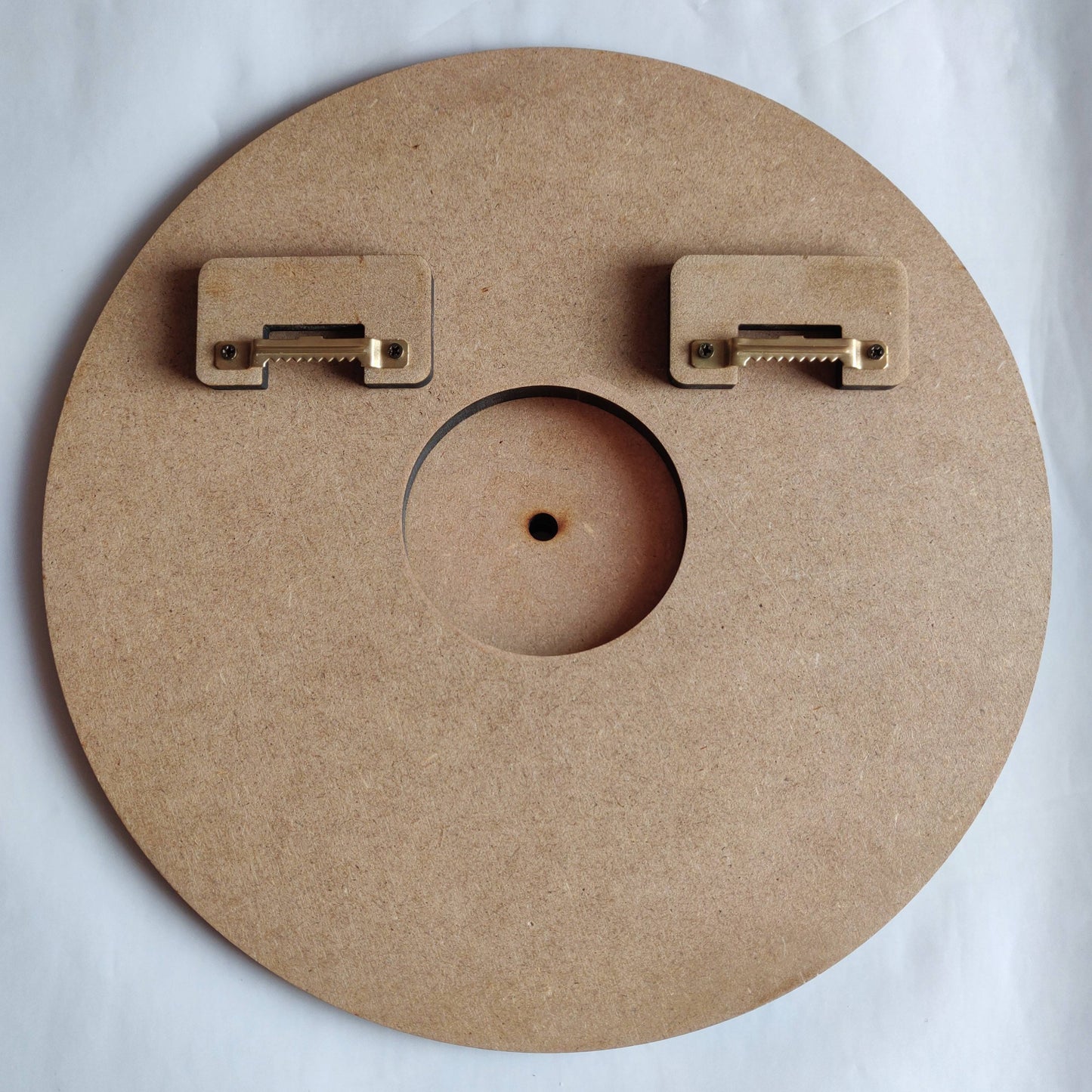Round art board with 1 cm front frame Clock base