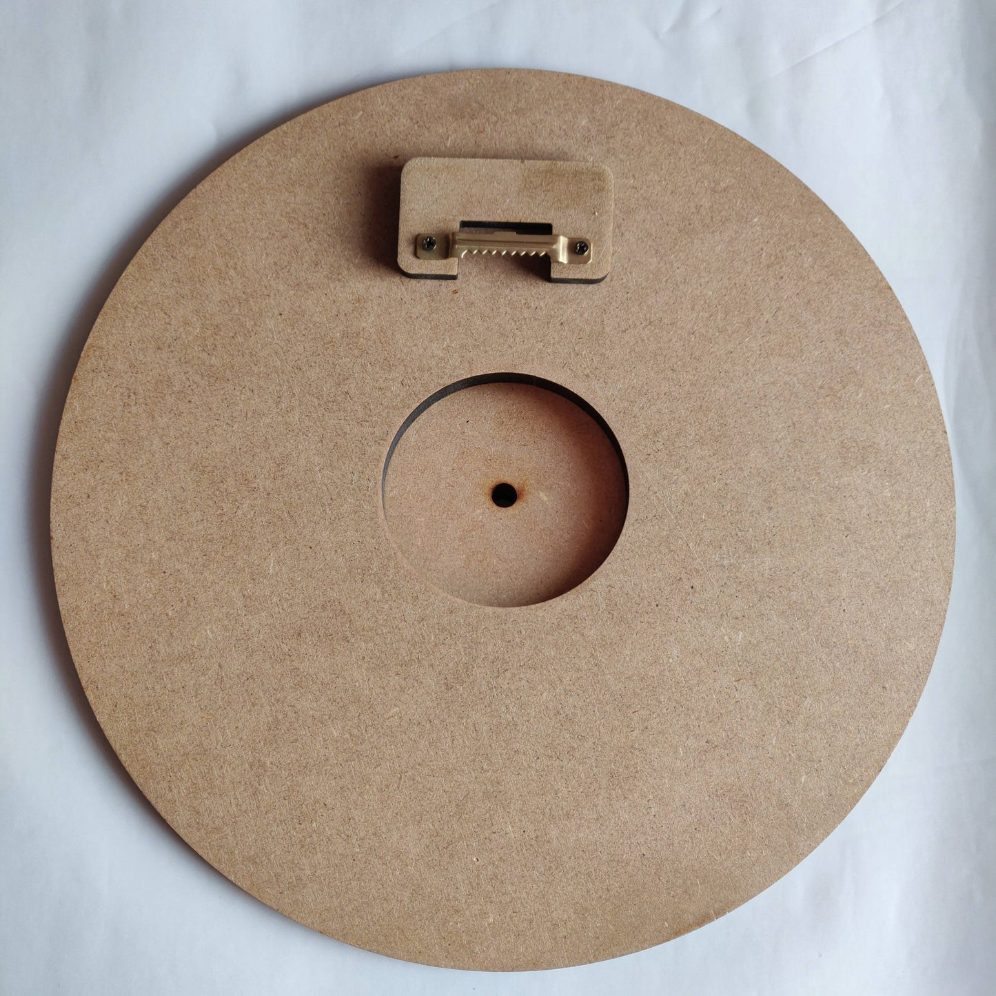 Round art board with 1 cm front frame Clock base