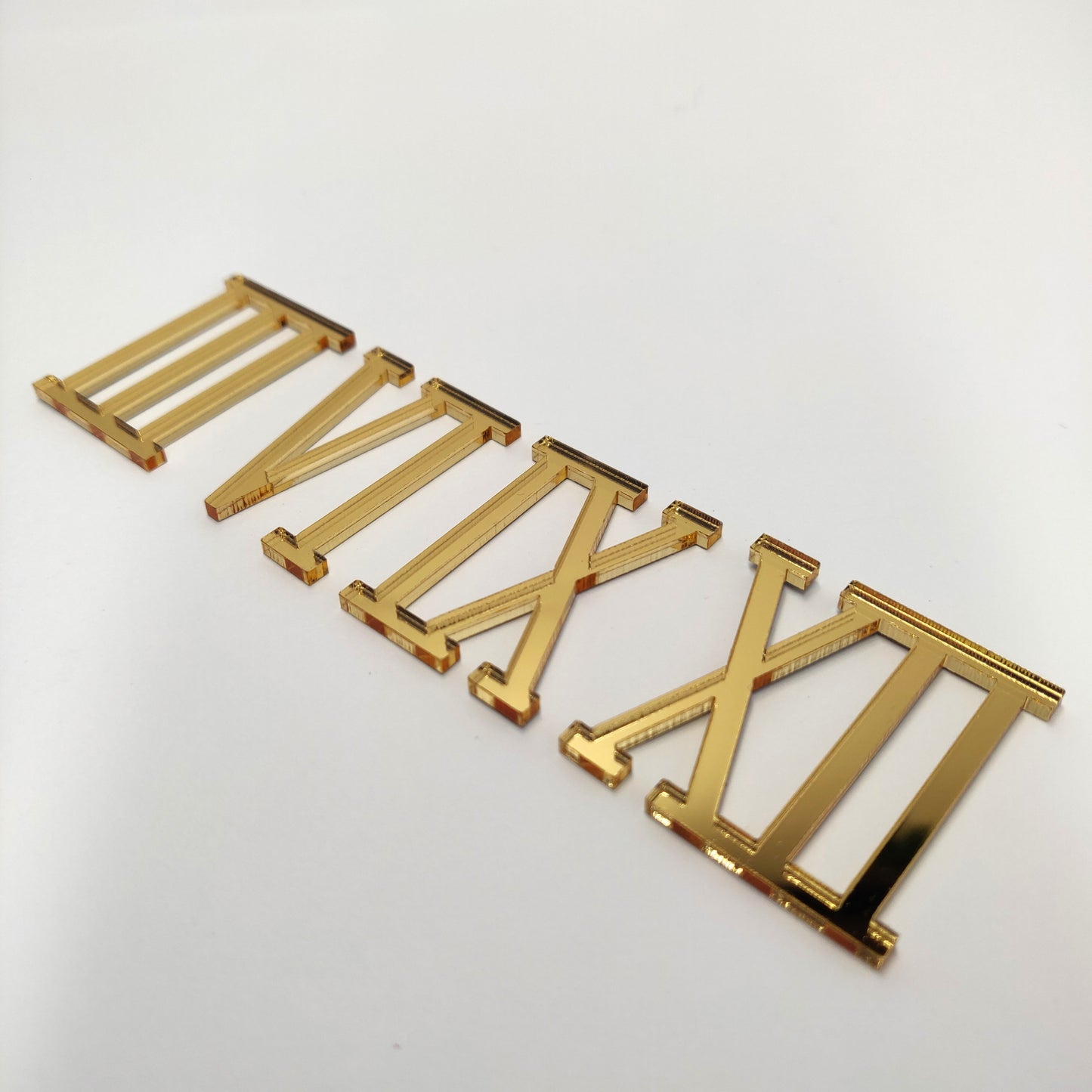 Cyfry rzymskie do zegara #3 Mniej 60 mm