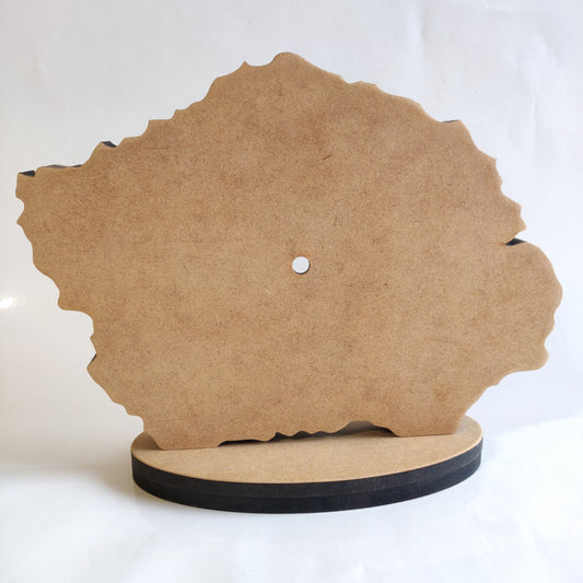 Base for a tabletop clock on a stand #1