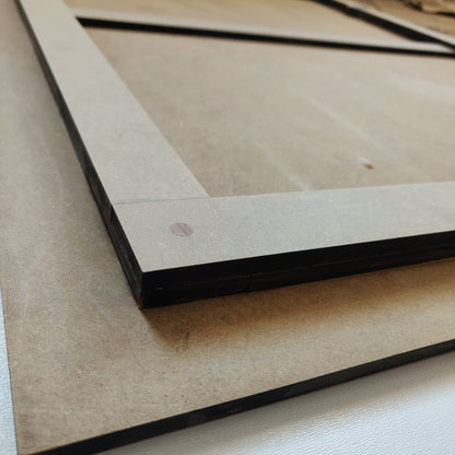 ART Board Rectangular 8mm Base With Offset Edge Frame